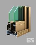 6063 T5 Aluminium Sliding Window Profile Delicate Smooth And Subtle Edges