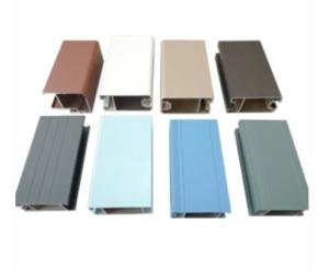 Buy cheap 6063 - T5 Extruded Aluminum Door Frames Powder Spray Coated product
