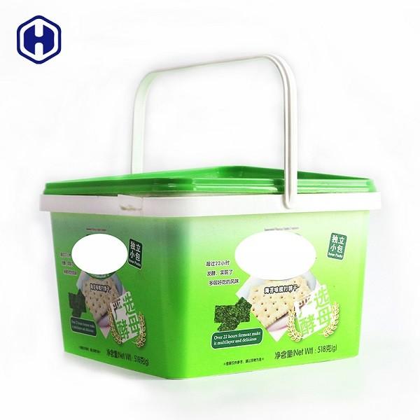 Quality Strong Reusable Small Square Plastic Containers Sturdy Scratch Resistant for sale