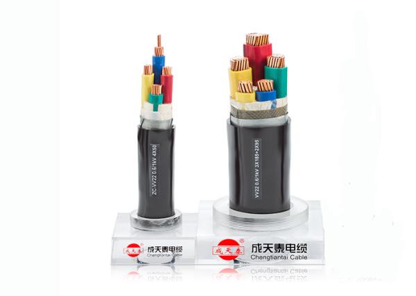 Quality IEC 60502-1 0.6/1 KV PVC Insulated Power Cable  Copper Conductor Class 2 PVC Insulated And Sheathed From 1 To 5 Core for sale