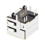 X Multiple XRJM-S-01-8-8-X-F2 Compatible LINK-PP LPJE101AHNL Tab Up Green/Yellow