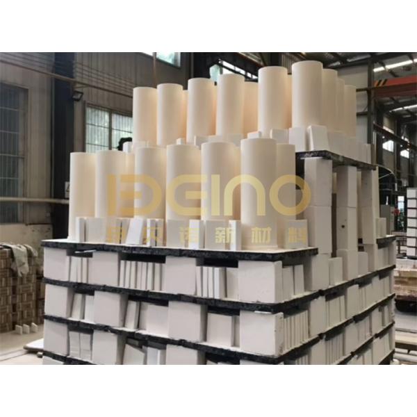 Conical Alumina Ceramic Tube For Slurry And Fly Ash Pipelines Mining Slurry Conveying Pipe Lined With Alumina Ceramic Tile Liner