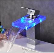 Quality Led waterfall basin faucet for sale