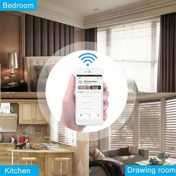 100% blackout motorised smart life APP TUYA WIFI electric remote control automatic Roller Blinds for Indoor window