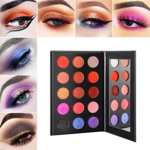 ISO 22716 Smooth Matte Cream Eyeshadow Palette For Smokey Eyes