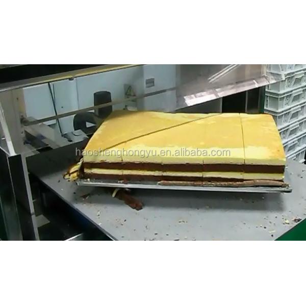 Food Beverage Sponge Cake Slicer Machine Automatic Cutter OEM