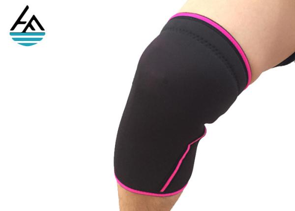 Quality Waterproof Custom Neoprene Knee Sleeve With Protective Belt Digital Printing for sale