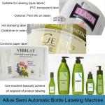 Semi-Auto Round Bottle Labeling Machine Semi Automatic Bottle Labeler