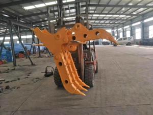 Buy cheap Non-Rotating Rotating System Product 9Ton Excavator Manual Type Log Grapple Customized Jaw Open Wood Grapple product