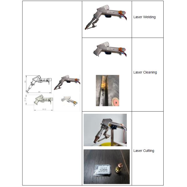 Fiber Laser Welding Machine Handheld Laser Machine Serial With Welding Cleaning And Cutting Function