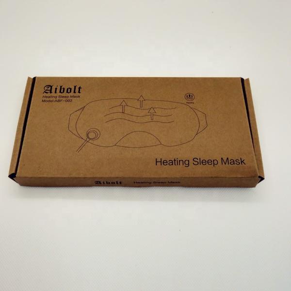 Quality Cotton USB Heated Eye Mask With One Button Controller for sale