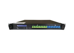 Buy cheap 8 Ports 19 dBm 1550nm Optical Amplifier EDFA with WDM connet to the OLT and easy to management cost-effective product