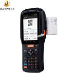 QR Code Handheld Barcode Scanner 4'' 4G Bluetooth 4.0 With NFC RFID Printer