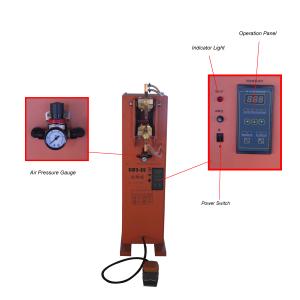 Buy cheap DN25 Resistance 25KVA Rocker Arm Spot Welding Machine Foot Operated product