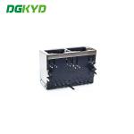 DGKYD112B002AA2A1D3 Rj45 Socket 1x2 Port 8P8C 100M Integrated Filter Connector