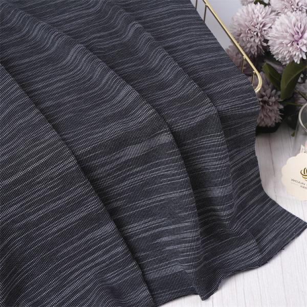Healthy And Skin-Friendly And Comfortable Natural Breathable And Comfortable Striped Knit Fabric For T-Shirt