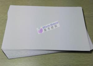 China Dual Side Inkjet Printable Pvc Sheets Excellent Ink Adhesion For Plastic Smart Card on sale