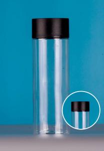 360Ml Empty Plastic Juice Bottles with Lids –  Cylinder Drink Containers - Great for Storing Homemade Juices, Water