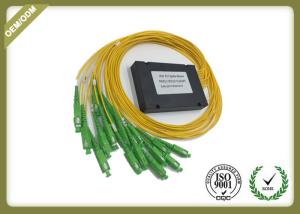 Buy cheap ABS Module 1x16 Rack Mounted PLC Splitter With SC APC Connector For FTTH / Gpon product