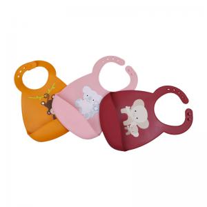 Buy cheap Custom Baby Tableware Set Waterproof Soft Silicone Bibs For Baby product