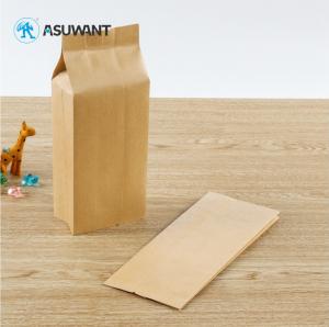 110-130mic 5lb Kraft Paper Valve Side Coffee Gusset Bag