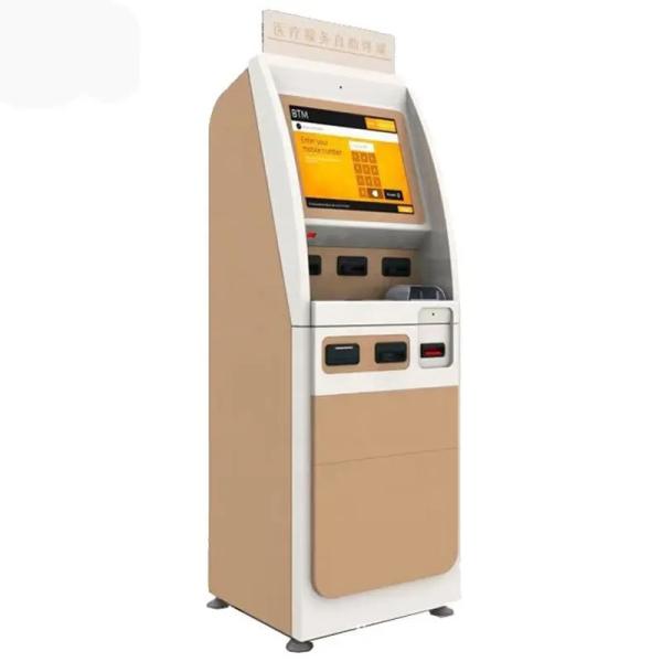 Quality OEM 22 Inch Multifunction Touch Screen Self Service Kiosk With ID Card Reader for sale