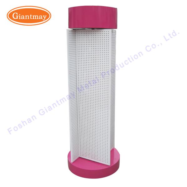 Quality Metal Jewelry Floor Shelf Rotating Display Stand Turntable for sale