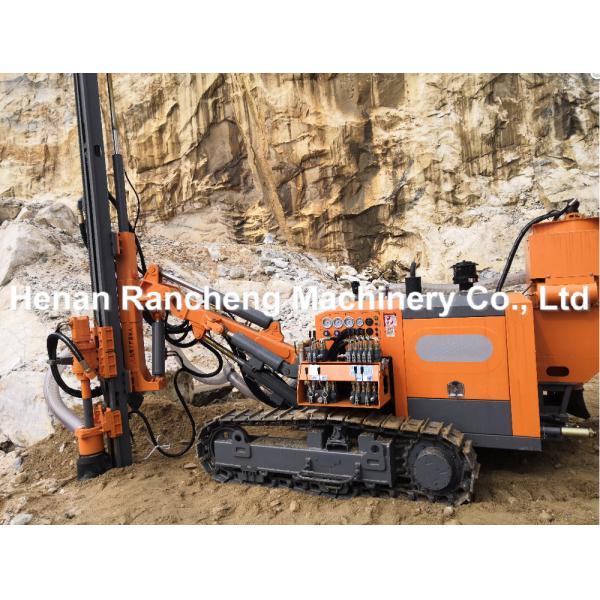 Hydraulic Crawler DTH Down The Hole Drilling Rig 68HP Diesel Engine 20m Drill Depth