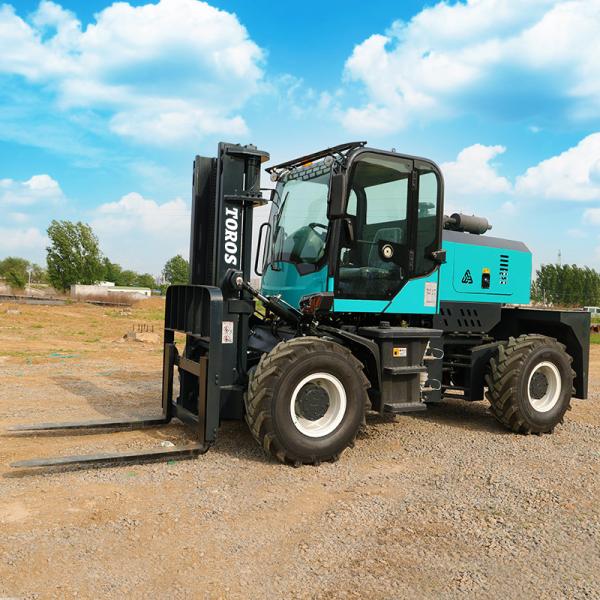 Quality Safety 3.5 Ton Rough Terrain Forklift Powerful High Durability for sale