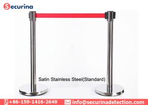Security Crowd Control Barrier Rope , Retractable Rope Barrier Height 900 Mm