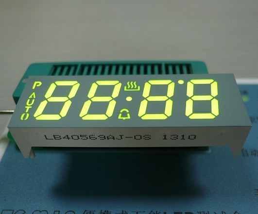 4 Digit 14.2mm 7 Segment Custom LED Display Ultra Red Oven Control Application