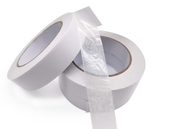 Quality Heat Resistant Double Coated Tissue Tape , Double Face Tape Computer Embroidery for sale
