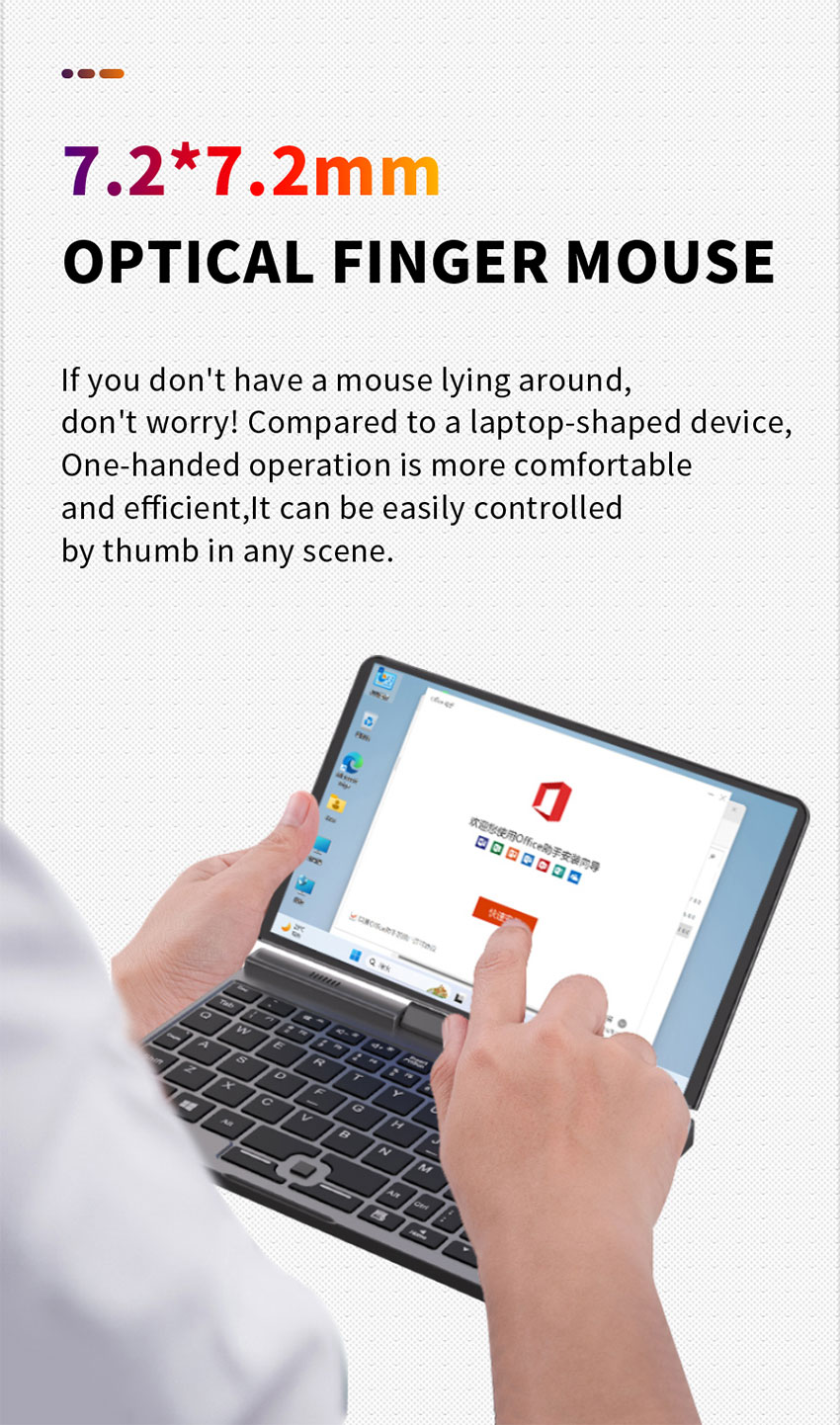 OEM 8 Inch Ips Touch Screen Mini Laptop Computer 12g Ddr5 1tb Ssd For Home Business