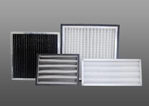 China Aluminum Alloy Profile Pleated Panel Filters on sale