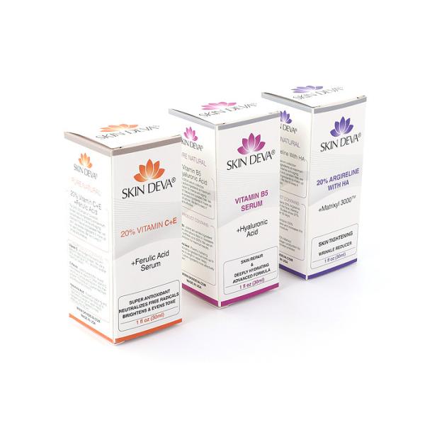 Printed Cosmetic Packaging Box 10cm Hight Vitamin Hyaluronic Acid
