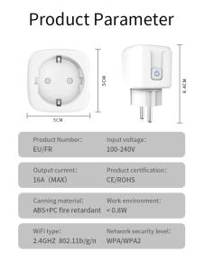 China 110-240V Smart Socket Plug with Timer Function and Energy Monitoring Available on sale