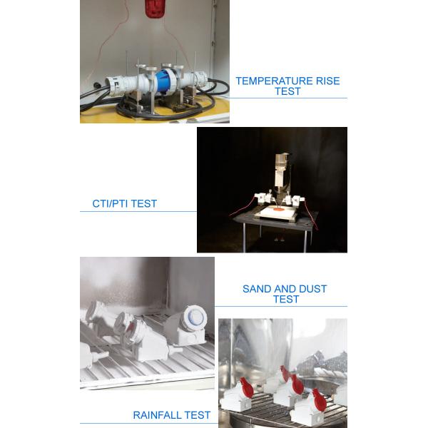 IP44 32A Industrial Power Switched Socket Three Phase With Mechanical Interlock