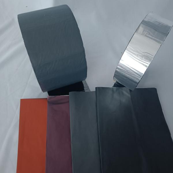 Quality High Polymer Rubber Tape single sided self adhesive waterproof aluminum bituminous tape for sale