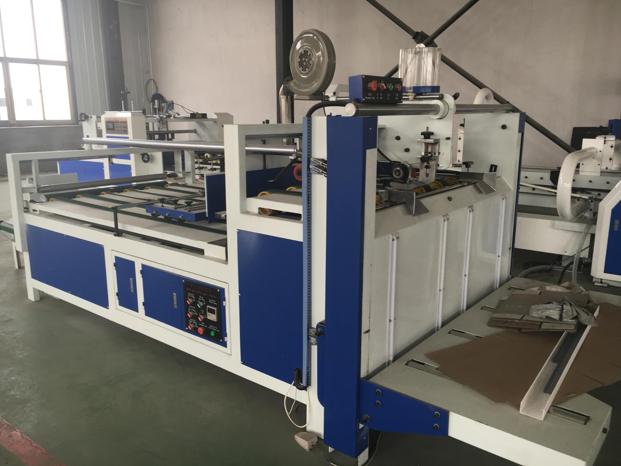 semi-automatic folder gluer