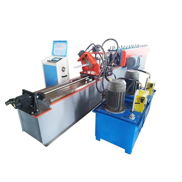 430-590mm Coil Diameter Light Steel Keel Roll Forming Machine With 50mm Shaft And 4 Kw Hydraulic Station Power