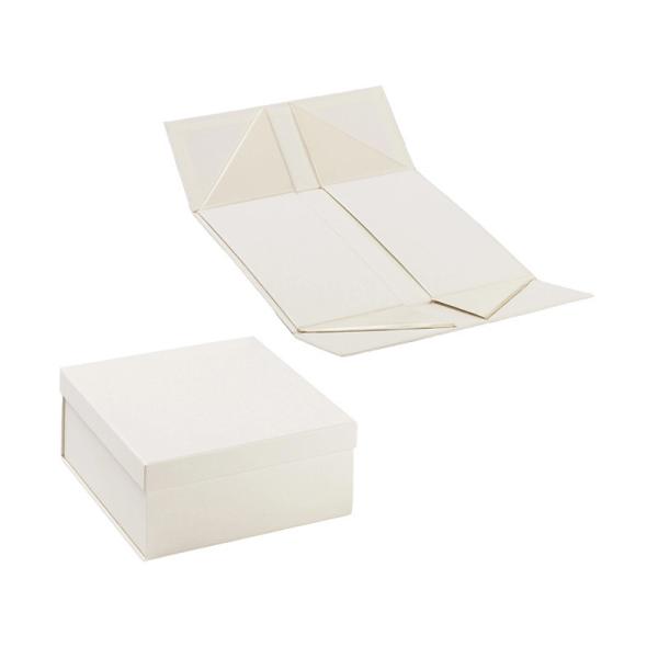 Quality OEM ODM Rigid Magnetic Flap Box , Recyclable CMYK Rectangle Cardboard Box for sale