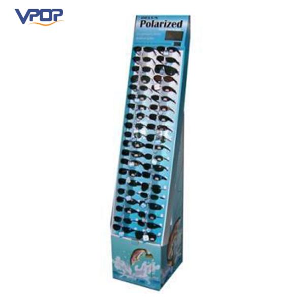 POS Sidekick Cardboard Display Stand For Sunglasses for Walmart Retail Store