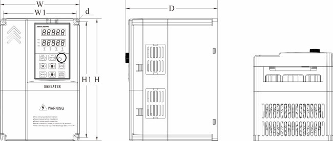 17A 7.5KW Variable Voltage Variable Frequency Drive For Blower Fan