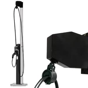 China AC Station EV Cable Reel Cord Retractor Pedestal Wall Mount Spring Reel Balancer EV Charger Cable Retractor Cable Reel on sale