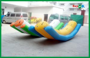 China Big Funny Inflatable Water Toys Inflatable Iceberg Water Toy Seesaw Rocker Inflatable Pool Toy For Fun on sale