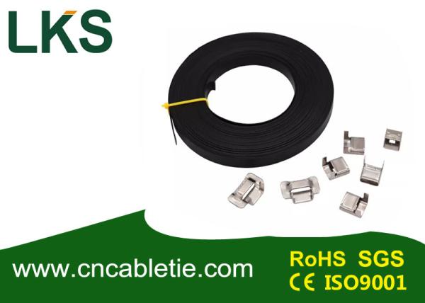 Quality Polyester Coated Stainess Steel Strapping Band for sale