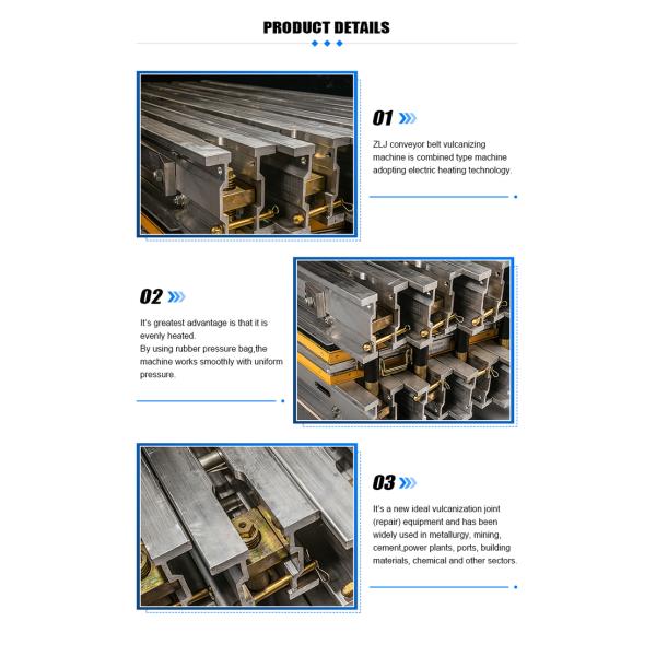 Electric Heating Rubber Belt Vulcanizing Machine 1400mm Conveyor Belt Jointing Machine