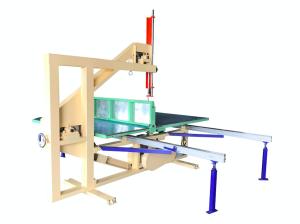 China EVA PE Vertical Foam Cutting Machine Foam Slitting Machine 1200mm on sale