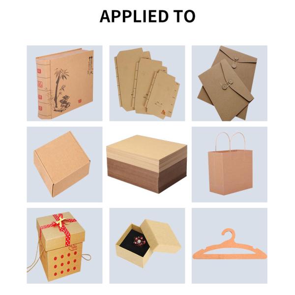 Custom Printed Kraft Paper Rolls 126-440 GSM Moisture Proof