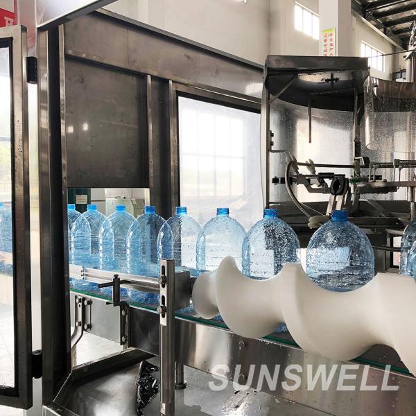 4000BPH Automatic Bottle Drinking Water Filling Machine Line 3l - 5l